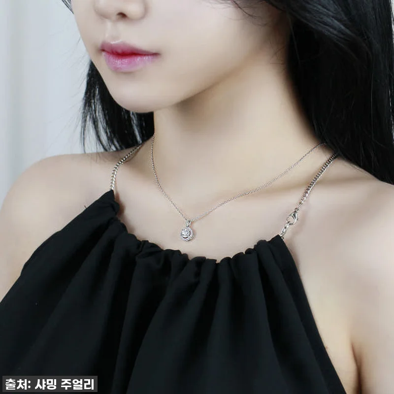 5부 다이아 목걸이 천연 우신 G V 관련 이미지 1