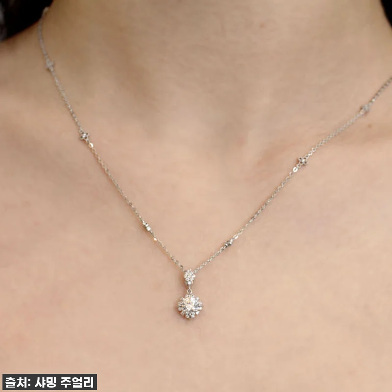 5부 다이아 목걸이 천연 GIA 까멜 관련 이미지 1