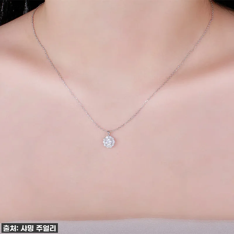 5부 다이아 목걸이 천연 GIA 트윙 관련 이미지 1