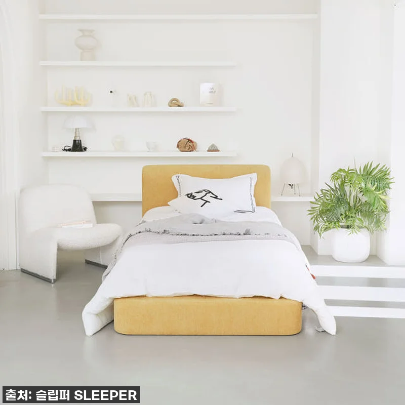 슬립퍼 아치 패브릭 침대 프레임, 라 관련 이미지 2