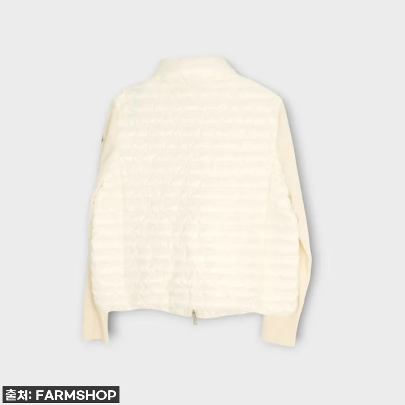 몽클레어 로고패치 구스다운 퀼팅 니트 관련 이미지 2