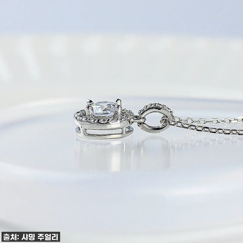 5부 다이아 목걸이 천연 우신 G V 관련 이미지 2