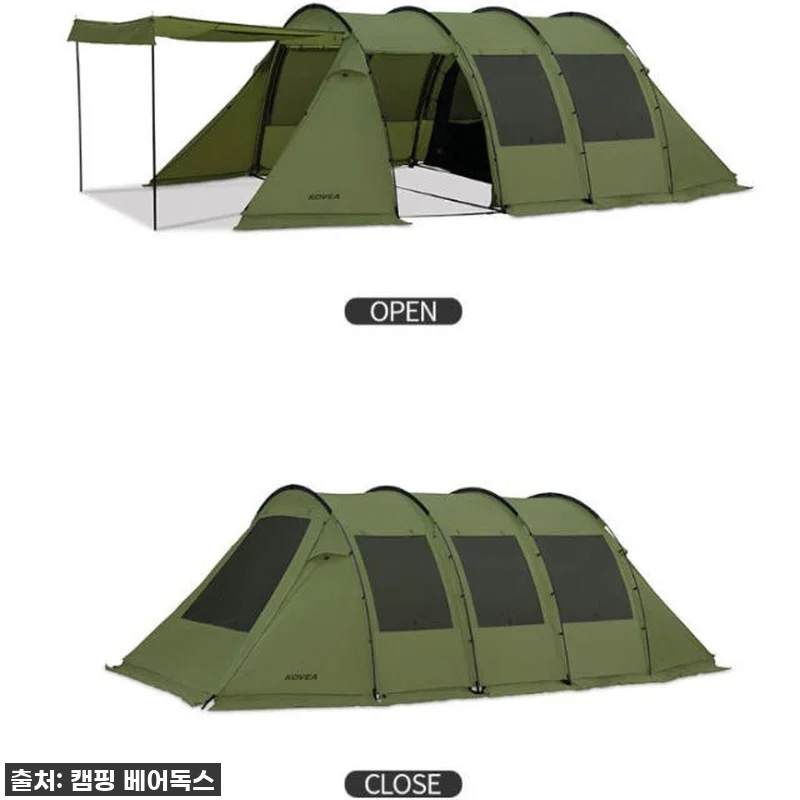 코베아 몬스터 카키 텐트 풀세트 터널 관련 이미지 2