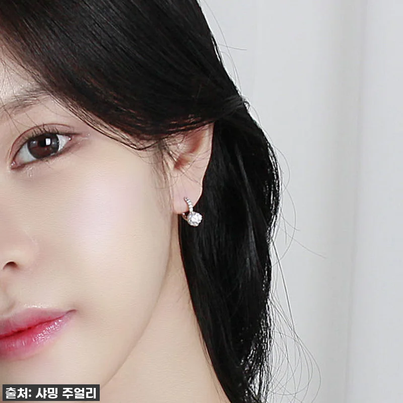 3부 5부 다이아 귀걸이 천연 GIA 관련 이미지 2