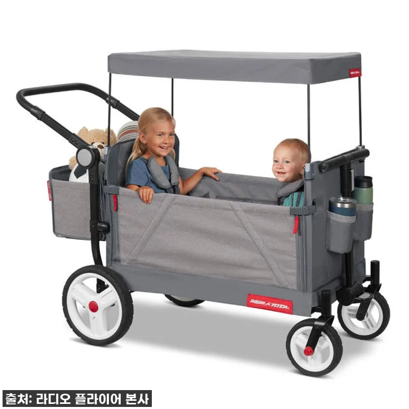 라디오플라이어 유아웨건 접이식 쌍둥이 관련 이미지 2