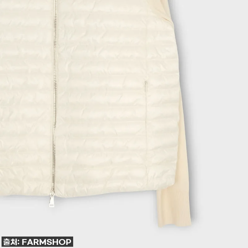 몽클레어 로고패치 구스다운 퀼팅 니트 관련 이미지 3