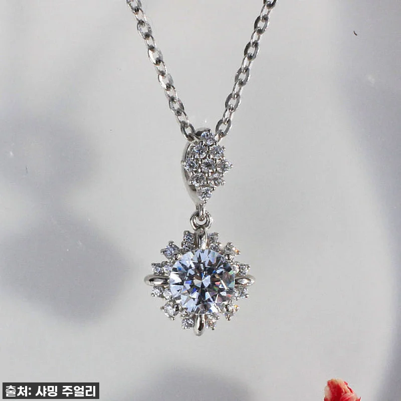 5부 다이아 목걸이 천연 GIA 까멜 관련 이미지 3