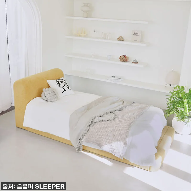 슬립퍼 아치 패브릭 침대 프레임, 라 관련 이미지 4