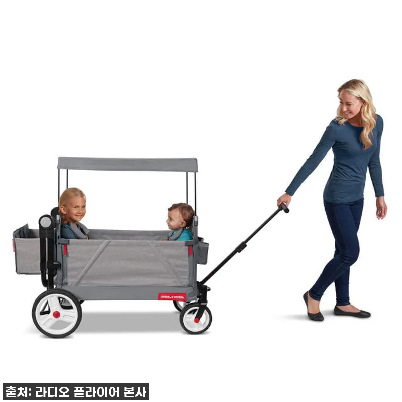 라디오플라이어 유아웨건 접이식 쌍둥이 관련 이미지 4