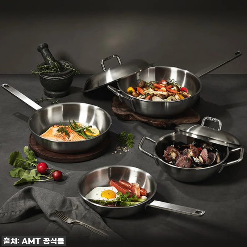 AMT 316Ti 통5중 팬&웍 4종세트 사용후기: 건강과 요리를 동시에 만족시키는 선택 12 AMT 316Ti 통5중 팬&웍 4종 관련 이미지 5