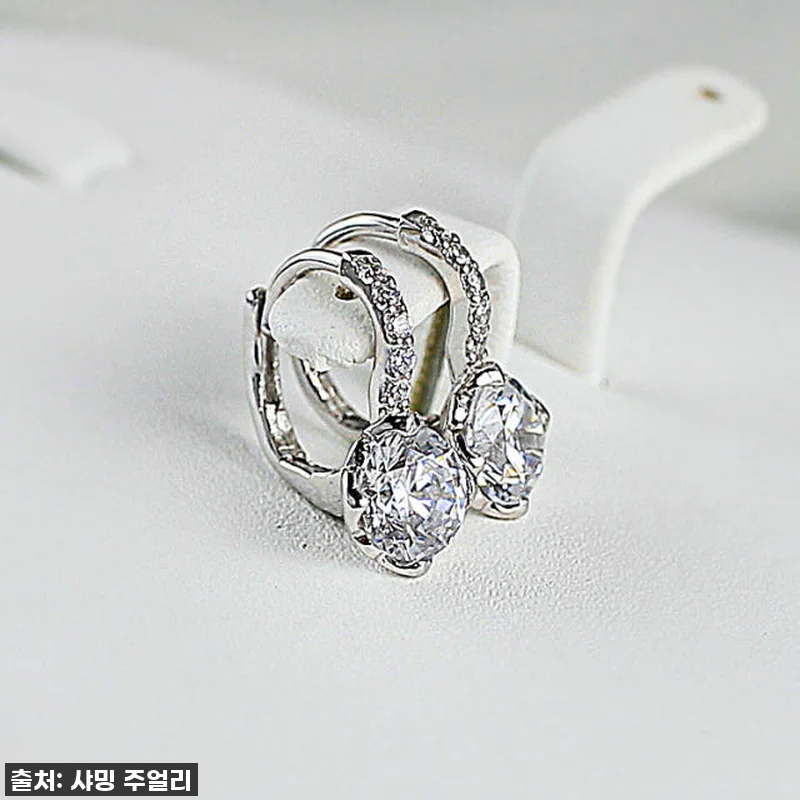 3부 5부 다이아 귀걸이 천연 GIA 관련 이미지 5