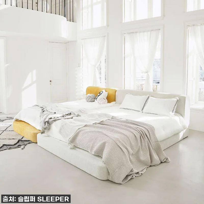 슬립퍼 아치 패브릭 침대 프레임, 라 관련 이미지 6