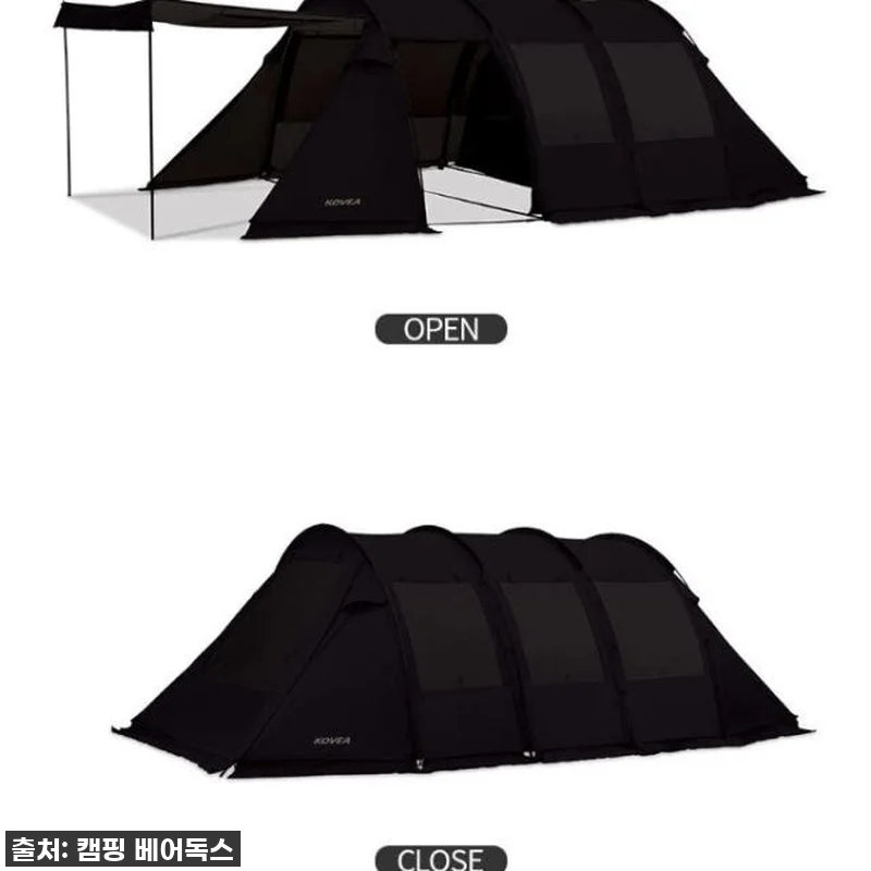 코베아 몬스터 카키 텐트 풀세트 터널 관련 이미지 6