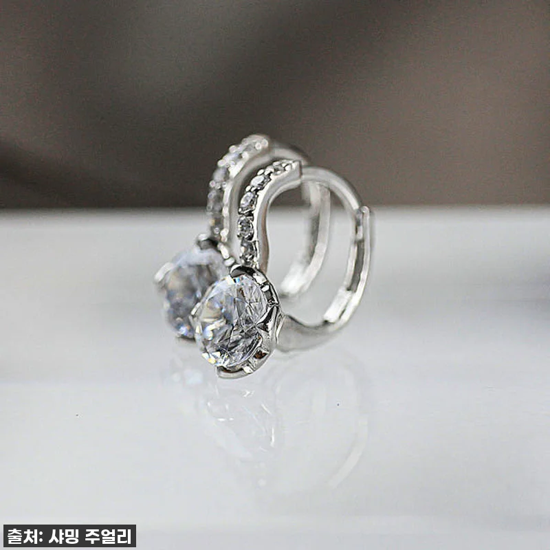 3부 5부 다이아 귀걸이 천연 GIA 관련 이미지 6