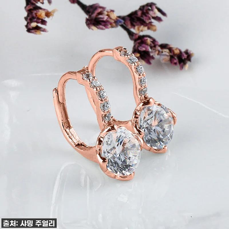 3부 5부 다이아 귀걸이 천연 GIA 관련 이미지 7