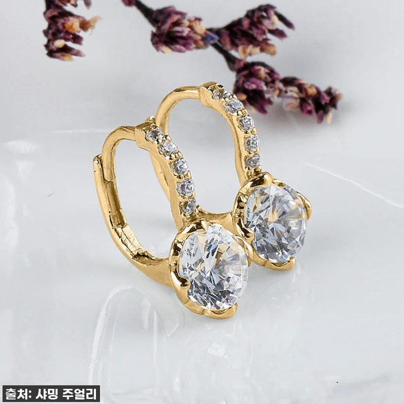 3부 5부 다이아 귀걸이 천연 GIA 관련 이미지 9