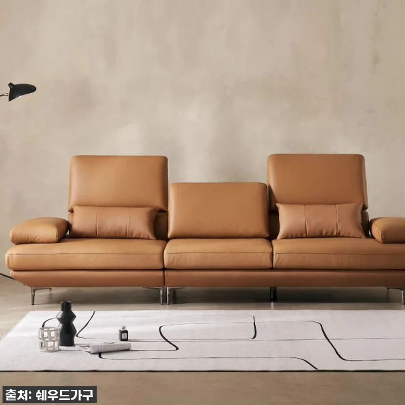 쉐우드가구 테소로 이태리 천연통가죽 관련 이미지 9