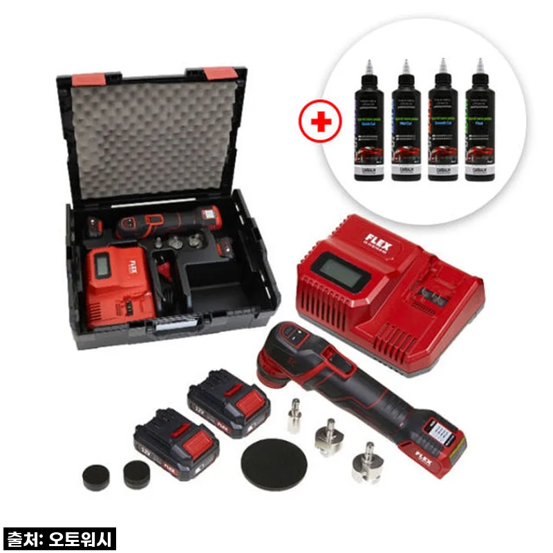 플렉스 픽시 무선 광택기 세트, 내 차 디테일링에 날개를 달아주다! PXE 80 10.8-EC+카밤 컴파운드 4종 솔직 사용후기