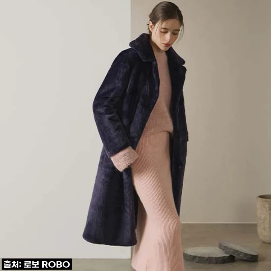 찬 바람 쌩쌩? 로보 스페인 라도마 리버시블 싱글 롱 무스탕 코트, 이젠 없으면 못 살아요!
