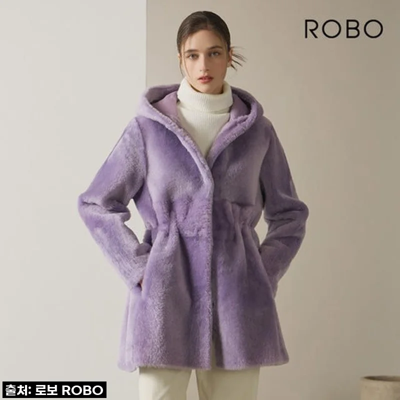 겨울 아우터 고민 끝! [로보] 스페인 라도마사 리버시블 스트링 후드 무스탕 코트, 직접 입어보니...