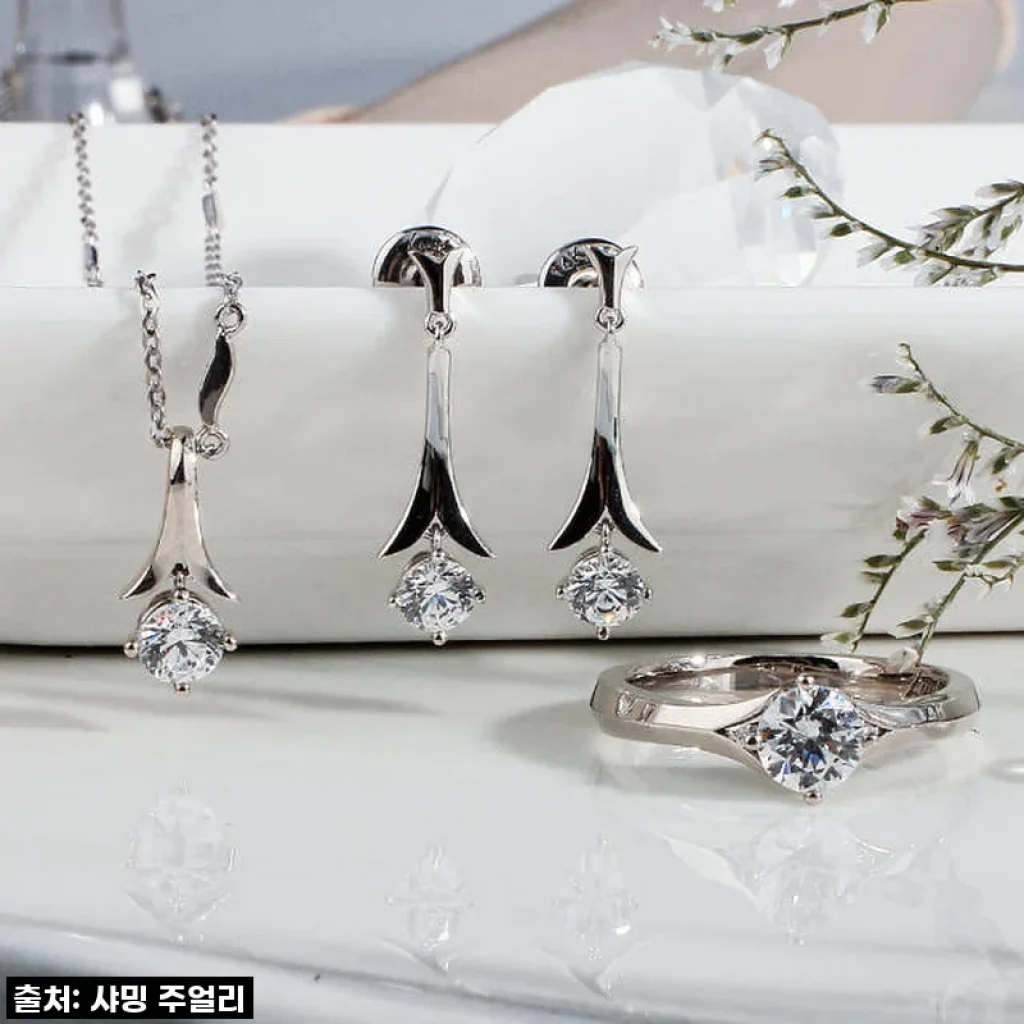 빛나는 순간을 위한 선택! 엘리제 3부 5부 다이아 세트, 직접 착용해보니 이런 느낌?