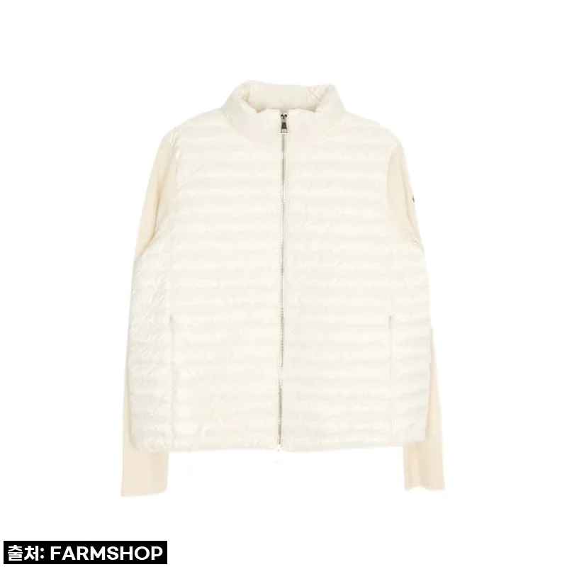 몽클레어 로고패치 구스다운 퀼팅 니트 패딩 가디건, 겨울부터 봄까지 휘뚜루마뚜루!