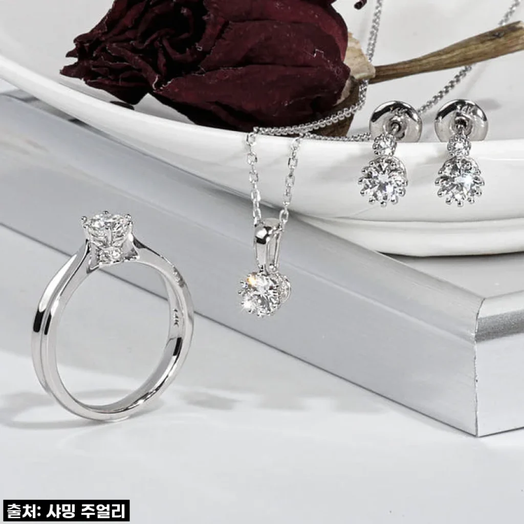 3부 5부 랩 다이아 세트 엘리스, 직접 받아보니 기대 이상! 예물/기념일 선물로 완벽하네요