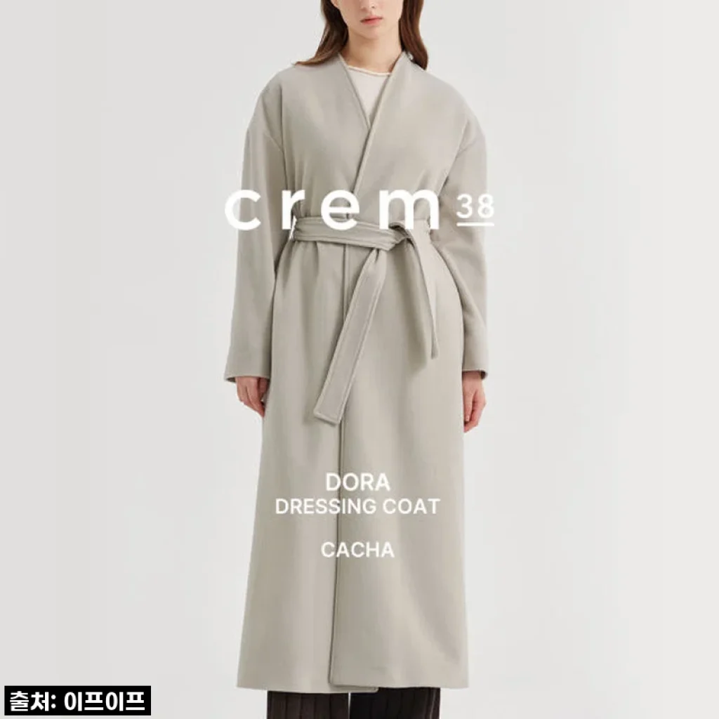 크램38 도라 노카라 베이지 코트, 이런 할인은 처음이야! ✨