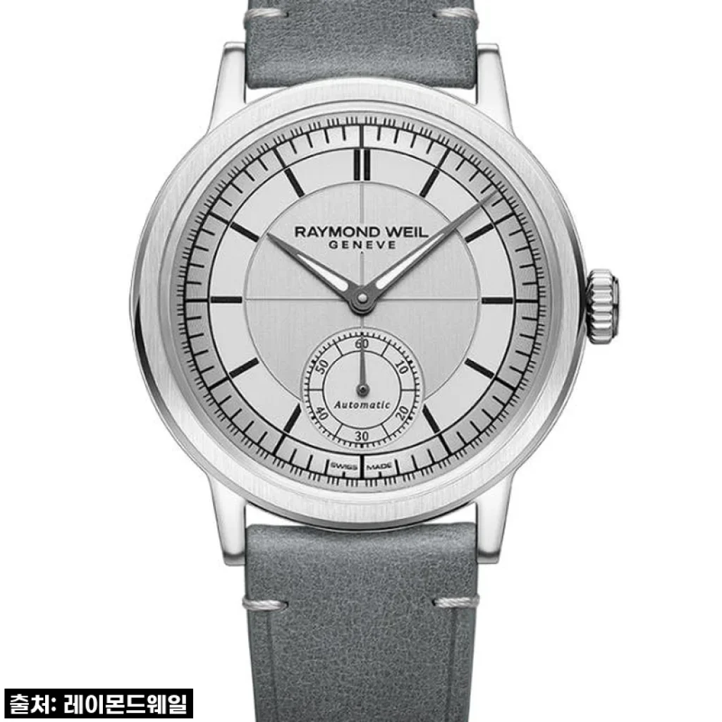 내 손목 위 작은 예술! GPHG 수상작 '밀레짐 스몰세컨즈 실버 가죽' 직접 사용해보니 (할인 정보까지!)