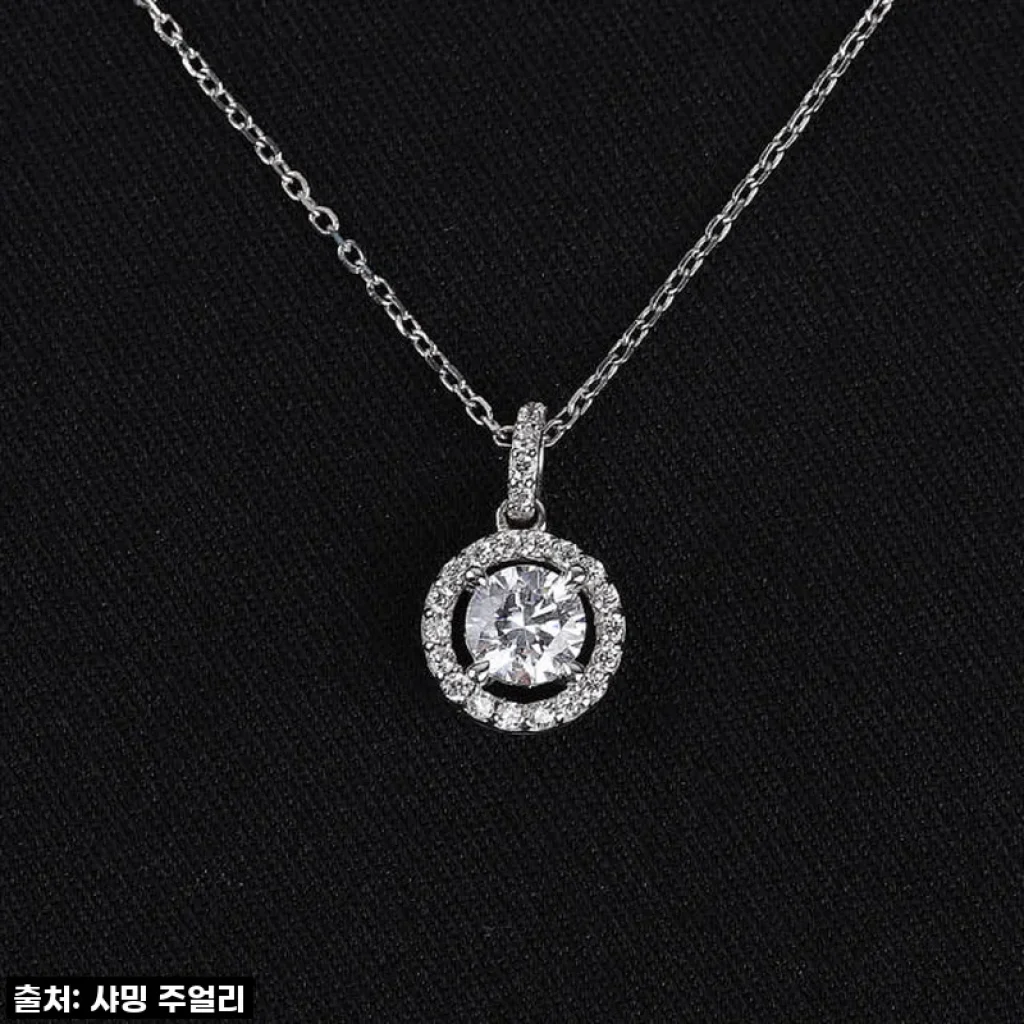 5부 다이아 목걸이 천연 우신 G VVS1 더 프리미엄 프러포즈 결혼 기념일 선물 사용후기