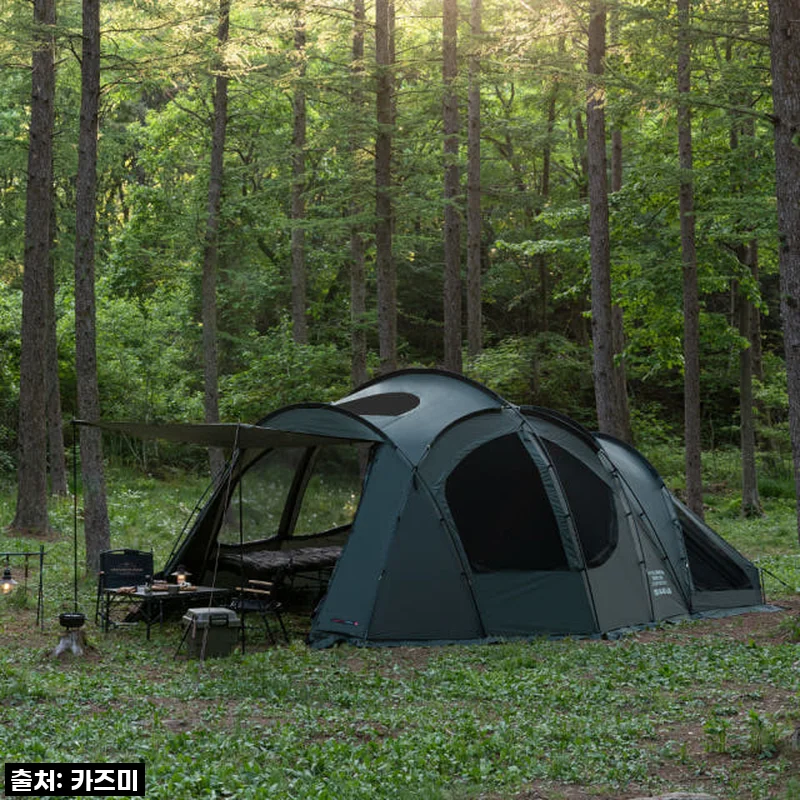 뱅가드 텐트 4인용 리빙쉘 거실형 캠핑텐트 사용후기: 넉넉한 공간과 강한 내구성에 반하다
