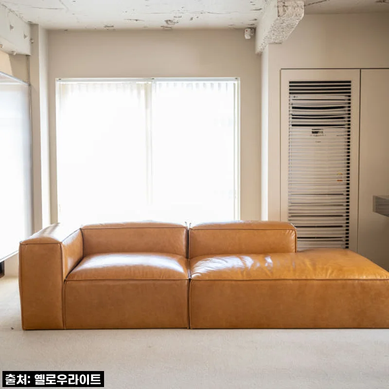 옐로우라이트 PH 20 이태리 내추럴 통가죽 4인소파, 직접 써보니 만족스러운 선택이었어요