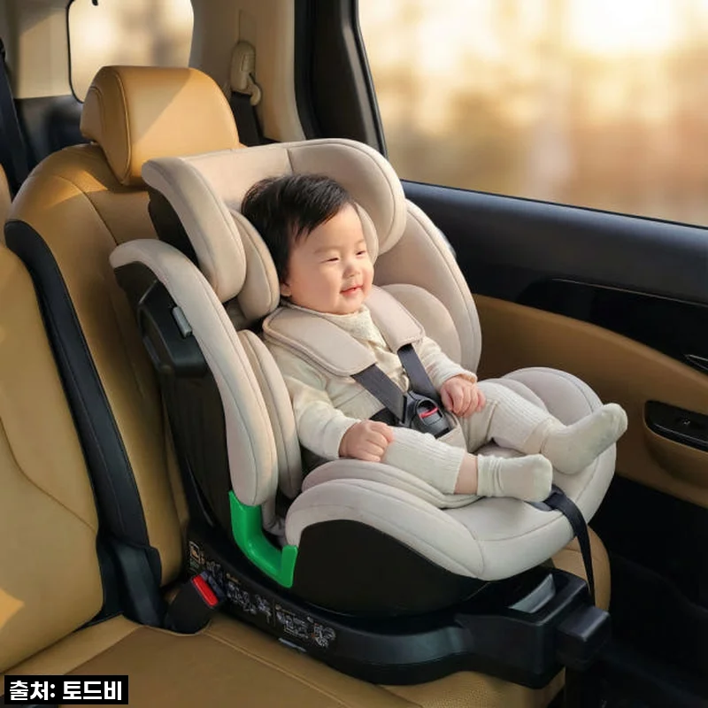 벨럽 V90 아이사이즈 360 회전형 유아 카시트 사용후기