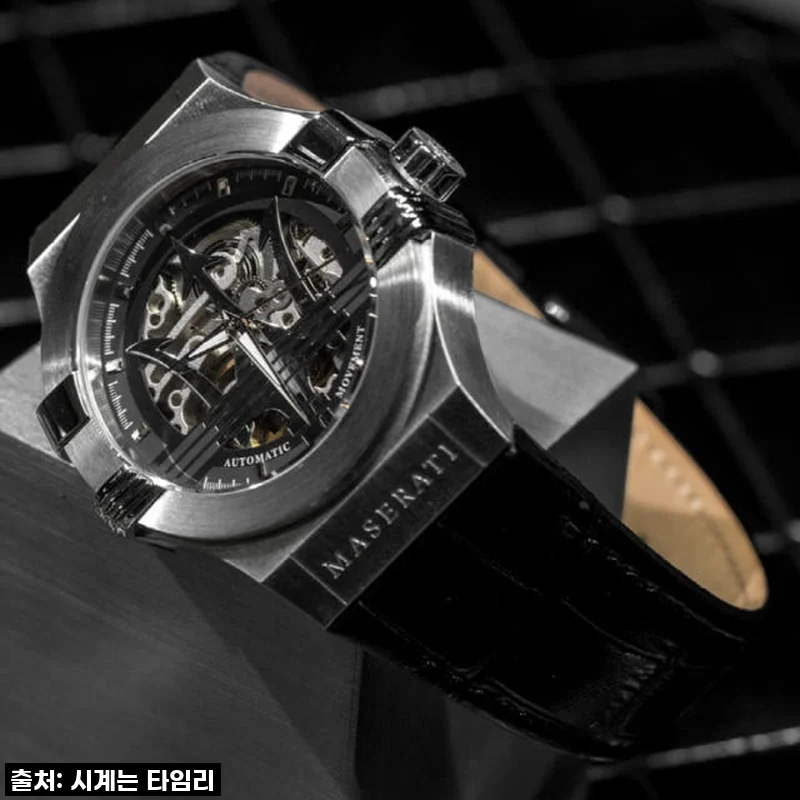 마세라티 남자 POTENZA 가죽 클래식 손목시계 사용후기