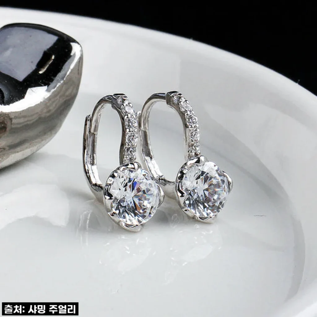 3부 5부 다이아 귀걸이 천연 GIA 마름모 베젤, 직접 착용해본 솔직한 사용후기