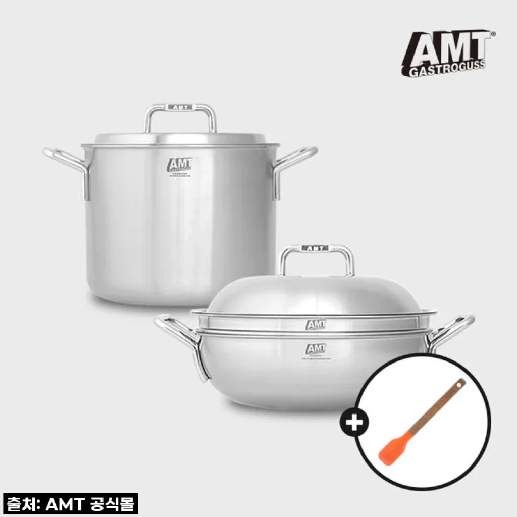 AMT 샤프 통5중 2종세트 사용후기 - 파티웍과 곰솥으로 완성한 주방의 든든한 동반자
