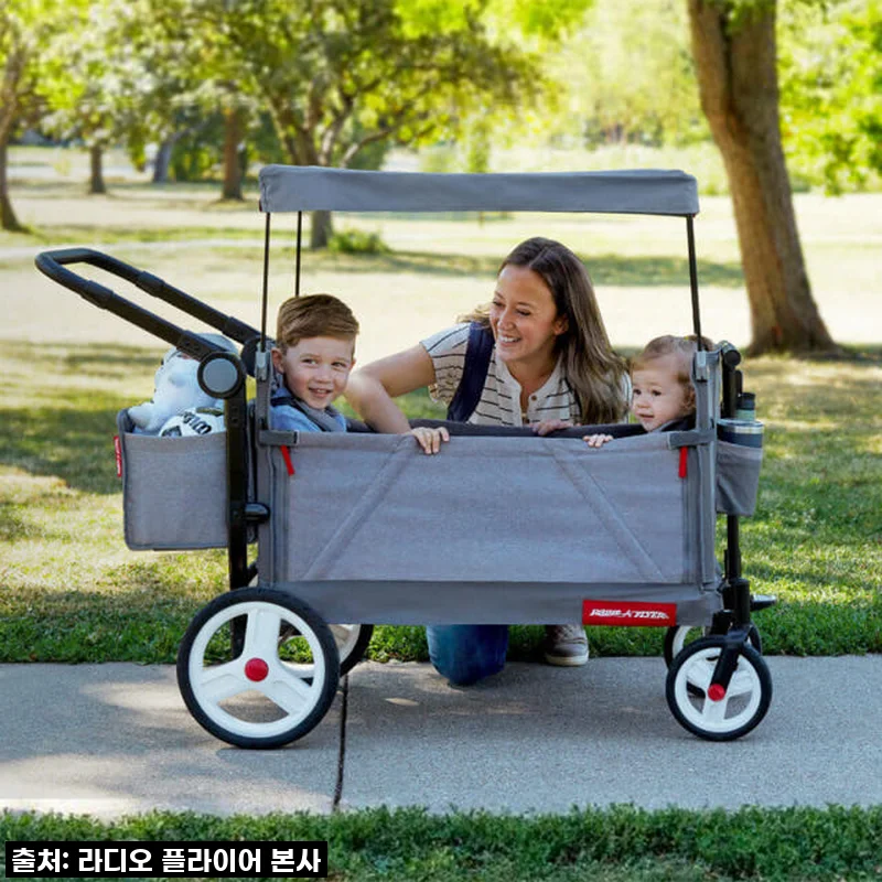 라디오플라이어 유아웨건 접이식 쌍둥이유모차 사용후기: 캠핑과 일상 모두 만족스러운 선택
