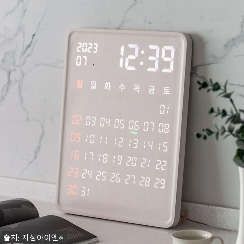 플라이토 와이파이 LED 벽시계 사용후기: 집안 분위기와 실용성 모두 잡은 전자 달력 시계 10 플라이토 와이파이 LED 벽시계 사용 관련 이미지 1
