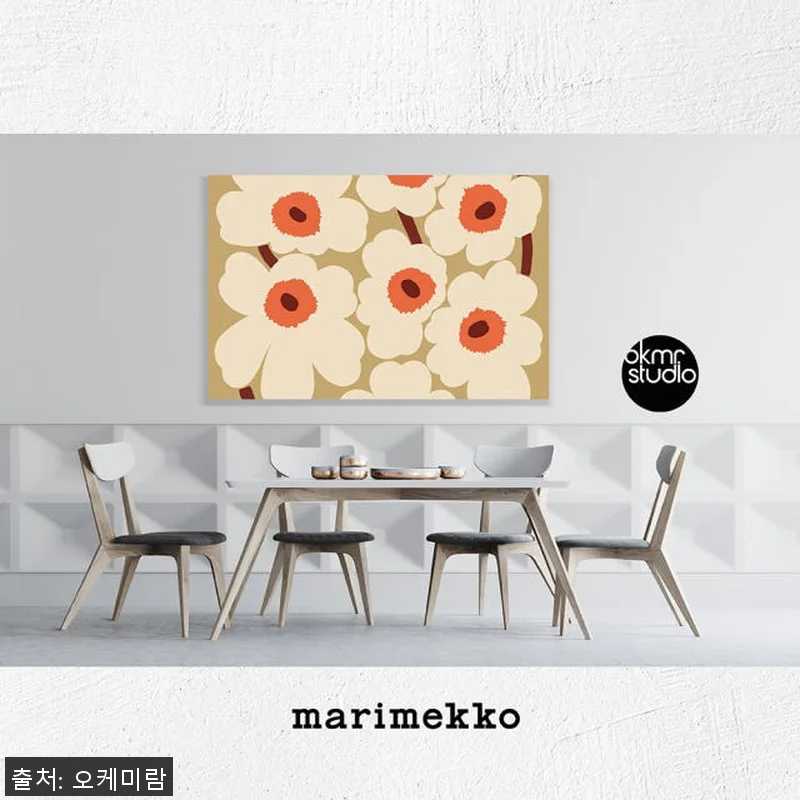 마리메꼬 우니꼬 베이지카키오렌지 캔버 관련 이미지 1
