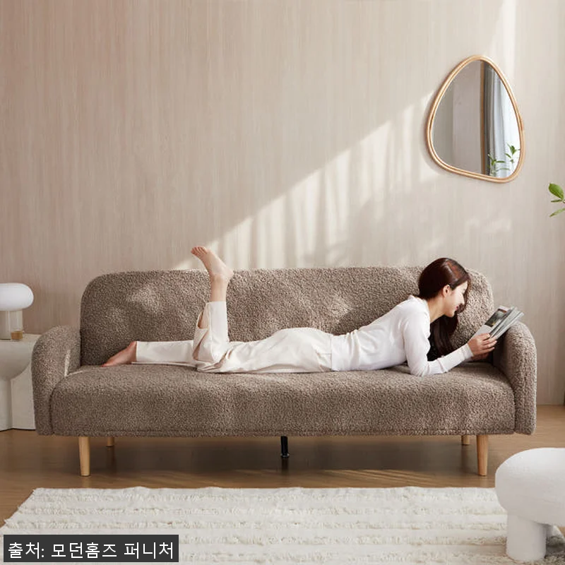 모던홈즈 트리밍 부클 패브릭 3인용 관련 이미지 1