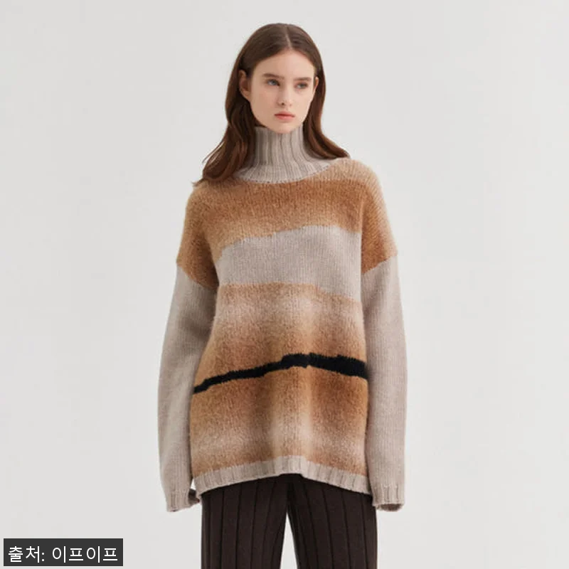 크램38 파스칼 베이지 터틀넥 니트, 관련 이미지 1