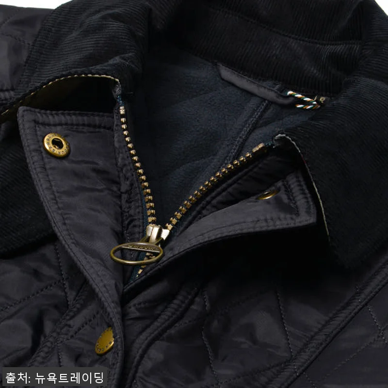 바버 비드넬 여성 누빔 퀼팅 자켓 블 관련 이미지 1