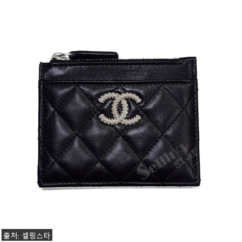 샤넬 CC로고 스퀘어 지퍼 동전 카드 관련 이미지 1
