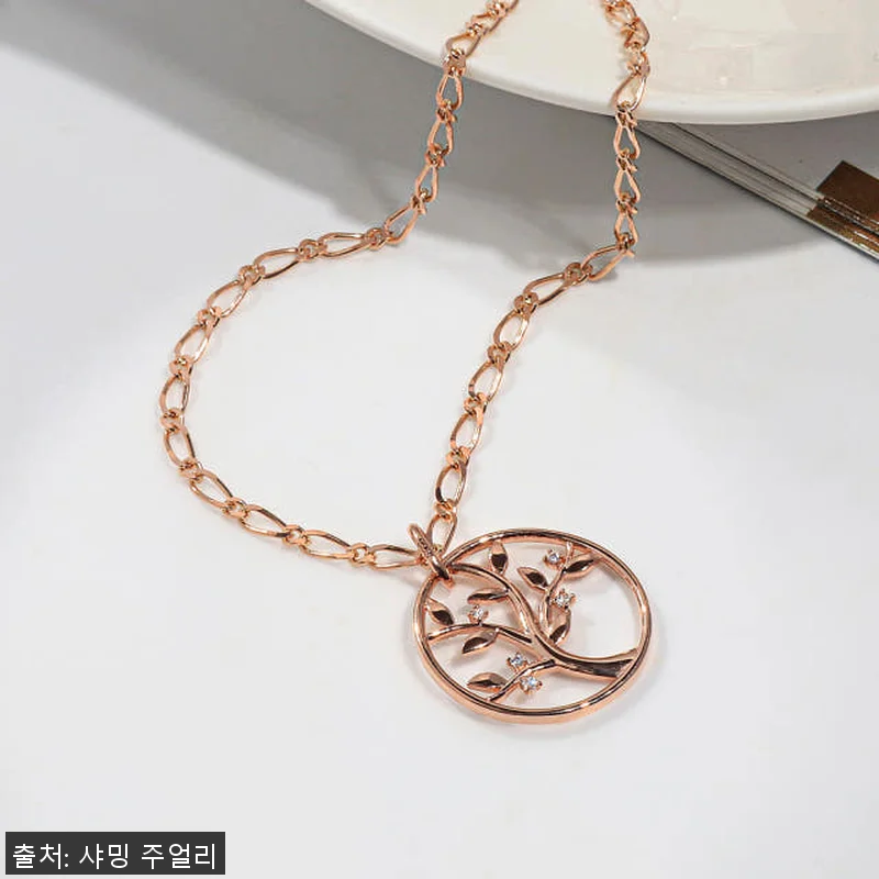14K 소원 나무 로렐 월계수 원형 트리 웨이브 체인 목걸이 사용후기 8 14K 소원 나무 로렐 월계수 원형 관련 이미지 1