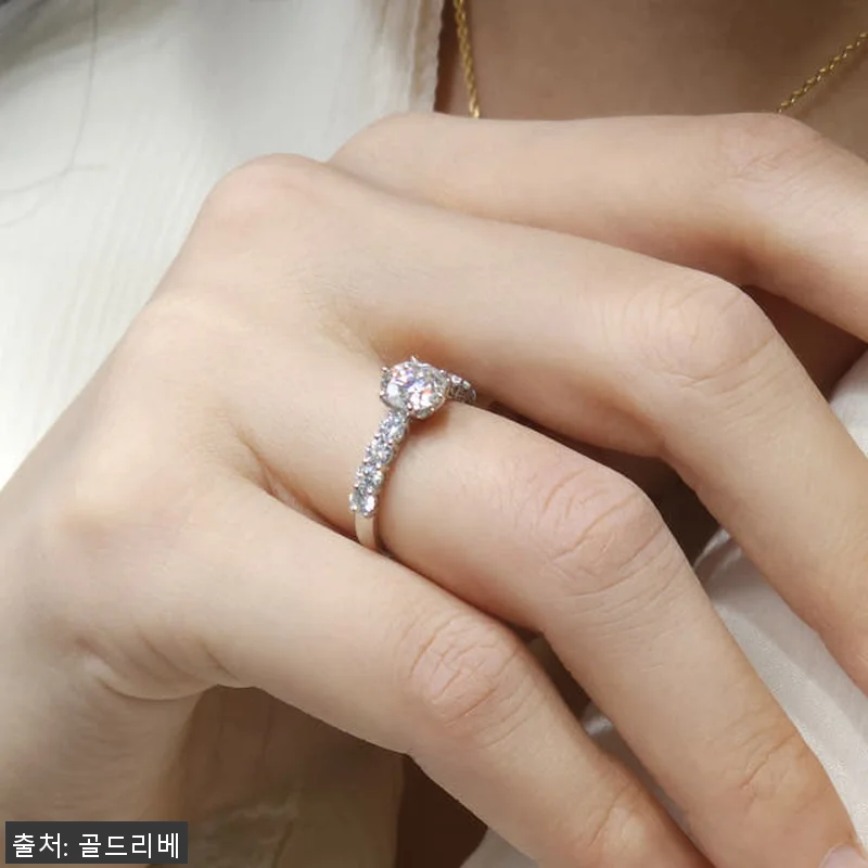 랩다이아몬드 반지 1캐럿 2캐럿 IG 관련 이미지 1