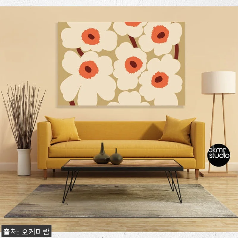 마리메꼬 우니꼬 베이지카키오렌지 캔버 관련 이미지 2