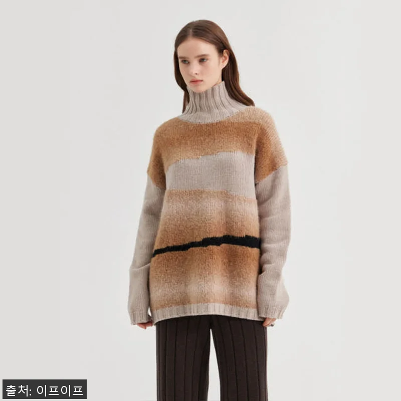 크램38 파스칼 베이지 터틀넥 니트, 관련 이미지 2