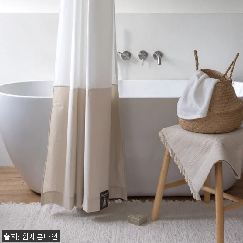 원세븐나인 리사이클 샤워커튼 사용 후 관련 이미지 2