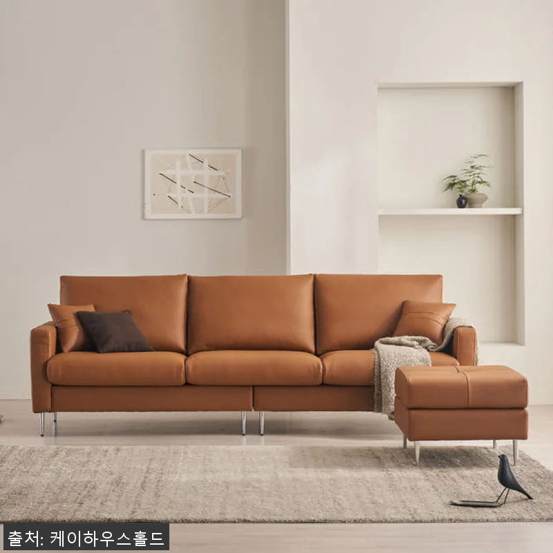 케이하우스홀드 멕소 4인용 가죽소파 관련 이미지 1