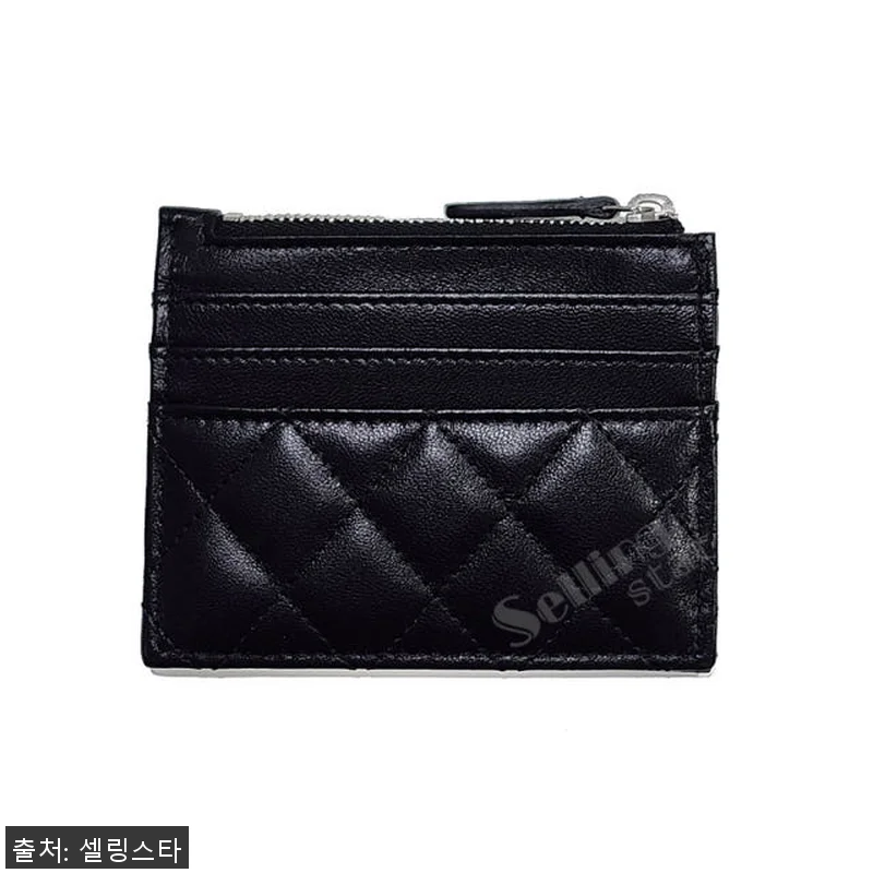 샤넬 CC로고 스퀘어 지퍼 동전 카드 관련 이미지 2